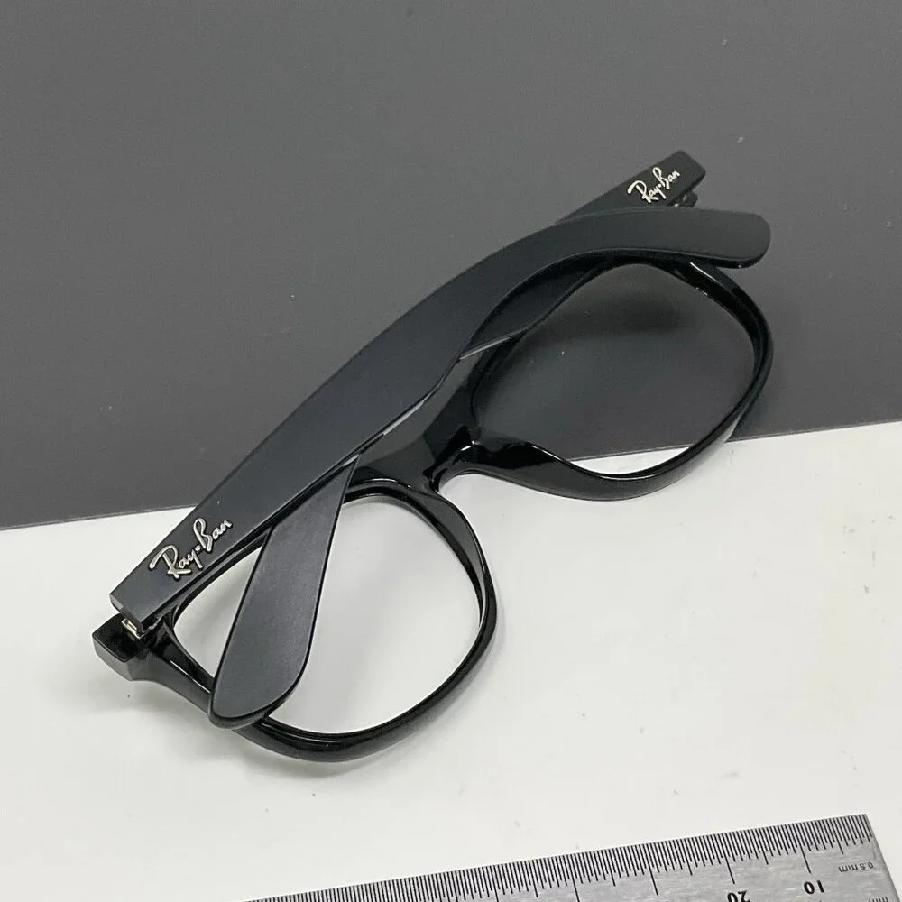 RAY-BAN JR RJ9062S 7013/71 Black Matte 48-16-125 Sunglasses Eyeglasses Frame